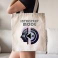 Introvert Mode Finding Inner Peace In Silence Canvas Tote Bag Introvert Mode Finding Inner Peace In Silence Canvas Tote Bag