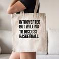 Introverted Basketball Player Basketball Introvert Canvas Tote Bag Introverted Basketball Player Basketball Introvert Canvas Tote Bag