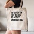 Introverted Underwriter Underwriting Introvert Canvas Tote Bag Introverted Underwriter Underwriting Introvert Canvas Tote Bag