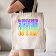 Introverted But Willing To Discuss 90's Rap Canvas Tote Bag Introverted But Willing To Discuss 90's Rap Canvas Tote Bag
