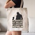 Introverted But Willing To Discuss Nephilim Tee Canvas Tote Bag