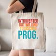 Introverted But Willing To Discuss Prog Rock Music Lover Canvas Tote Bag