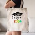 K -12th Grade Hand Prints Space Graduation Class Of 2034 Canvas Tote Bag