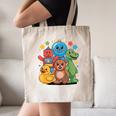 Kidcore Aesthetic Retro Vibes Colorful Cartoon Nostalgia Canvas Tote Bag