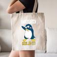 Kids Kindergarten Dabbing Penguin Nailed It Graduation Class 2021 Canvas Tote Bag