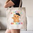 Kids Kindergarten Graduate Cat Graduation Canvas Tote Bag