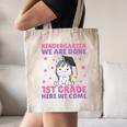 Kids Kindergarten Graduate Unicorn Graduation Canvas Tote Bag