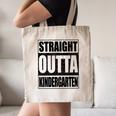 Kids Straight Outta Kindergarten Shirt Boy Girl Graduation Canvas Tote Bag
