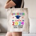 Kindergarten Graduation Class 2024 1st Grade Here I Come Canvas Tote Bag