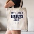 Law School Graduation Him Her Lucky Bar Exam Canvas Tote Bag