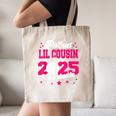 Lil Cousin Of a 2025 Graduate Prom Graduation 25 VolleyBall Canvas Tote Bag