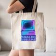 Lofi Reverie Analog Dreams Pixel 90s Desktop VHS Nostalgia Canvas Tote Bag
