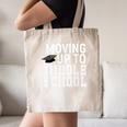 Moving Up To Middle School Elementary School Graduation Canvas Tote Bag