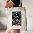 Mystical Library Book Reader The Introvert Tarot Card Canvas Tote Bag Mystical Library Book Reader The Introvert Tarot Card Canvas Tote Bag