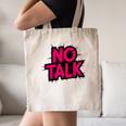 No Small Talk Zone – Introvert Quote Canvas Tote Bag No Small Talk Zone – Introvert Quote Canvas Tote Bag