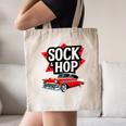 Nostalgia 1950s Sock Hop Dance Canvas Tote Bag