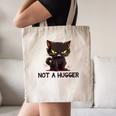 Not A Hugger Tee Angry Cat Sarcastic Cute Introvert Canvas Tote Bag Not A Hugger Tee Angry Cat Sarcastic Cute Introvert Canvas Tote Bag