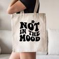 Not In The Mood Anti Social Introvert Sarcastic Retro Canvas Tote Bag Not In The Mood Anti Social Introvert Sarcastic Retro Canvas Tote Bag