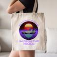 Be Patient With Me I'm From The 1900s Synthwave Premium Canvas Tote Bag