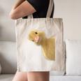 Peking Duck Peeking Chef Graduation Farm Duck Lover Canvas Tote Bag