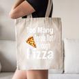 Pizza Lover Saying Introvert Anti Social Humor Foodie Canvas Tote Bag