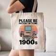 Please Be Patient I'm From The 1900s Retro Computer Geek Canvas Tote Bag