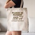 Please Be Patient With Me I'm From The 1900s Retro Horse Canvas Tote Bag