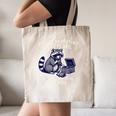 Please Be Patient I'm From The 1900s Retro Raccoon Saying Canvas Tote Bag