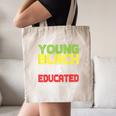 Proud African American Educated Graduation Canvas Tote Bag