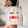 Proud Aunt Of 2023 Pre-K Graduate Senior Graduation Matching Canvas Tote Bag