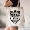 Proud Auntie Of a 2019 Grade Aunt Graduation Canvas Tote Bag