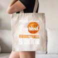 Proud Boyfriend Of A 2025 Senior Graduation Basketball Canvas Tote Bag