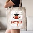 Proud Dad Of a Football Senior 2026 Graduation Canvas Tote Bag