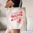 Proud Educated Latina Graduation Masters Degree PhD Canvas Tote Bag
