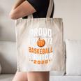 Proud Mom Of Basketball Senior 2026 Graduation Canvas Tote Bag