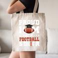Proud Mom Of a Football Senior 2026 Graduation Gifts Canvas Tote Bag