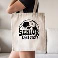 Proud Senior Dad Soccer Class Of 2027 Graduation Graduate Canvas Tote Bag