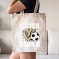 Proud Sister Of A 2026 Senior Soccer Graduation Leopard Canvas Tote Bag