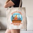 Quiet Girl Productive World Introvert Office Staff Secretary Canvas Tote Bag Quiet Girl Productive World Introvert Office Staff Secretary Canvas Tote Bag