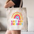 Rainbow Last Day Of 2nd Grade Teacher Student Graduation For Men Women Kids Canvas Tote Bag