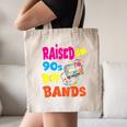 Raised On 90s Boy Bands Nostalgia Love Women Men Canvas Tote Bag Raised On 90s Boy Bands Nostalgia Love Women Men Canvas Tote Bag