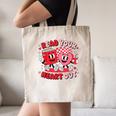 Read Your Heart Out Valentine's Day Retro Teacher Bookish Canvas Tote Bag