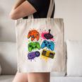 Retro Gamer Controller 80s 90s Video Game Arcade Nostalgia Canvas Tote Bag