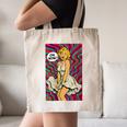 Retro Pop Art Vintage Style Blonde Psychedelic 50s Nostalgia Canvas Tote Bag