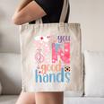 You RN Good Hands Cute Nurse Nursing Student Graduation Canvas Tote Bag