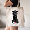 Russian Terrier Dog Graduation Cap Graduate Owner Grad Canvas Tote Bag