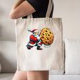 Santa Holding Cookie Xmas Baker Introvert Christmas Canvas Tote Bag