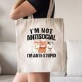 Sarcasm Cat Sarcastic Introvert Antisocial Cat Lover Canvas Tote Bag