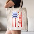 Senior 2026 Baseball American Flag Class Of 2026 Graduation Canvas Tote Bag