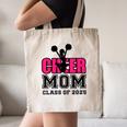 Senior Cheerleader Mom Cheer Class Of 2025 Graduation Women Canvas Tote Bag